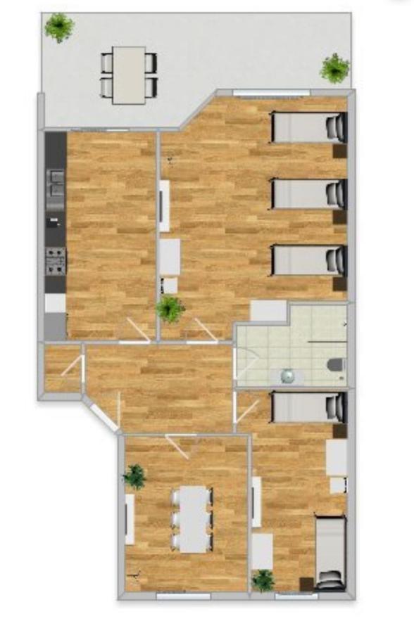 Cozy Balcony Apartment In Essen-Kupferdreh Eksteriør bilde
